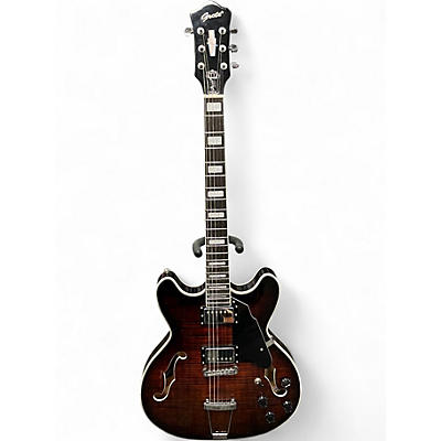 Used Grote semi hollow 335 style cherry burst  Hollow Body Electric Guitar