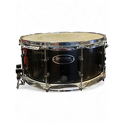 Used Grover Pro 15X7 SNARE Black Drum