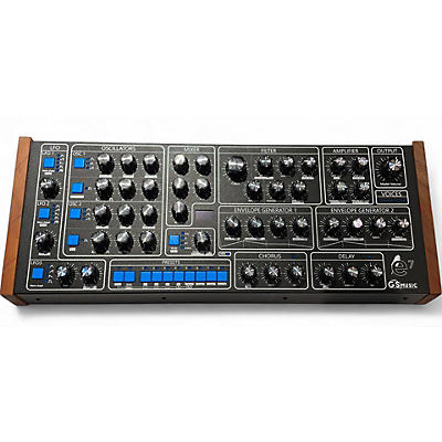 Gs Music Used Gs Music E7 Black/Blue Synthesizer Polyphonic Analog Synth Desktop Module Synthesizer