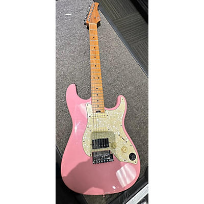 Used Gtrs Stratocaster Pink Solid Body Electric Guitar