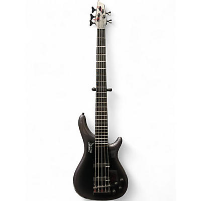 Used Gtx By Ovation GB45 Grey Metallic Electric Bass Guitar