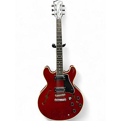 Used Gtx GR35-2 Red Hollow Body Electric Guitar
