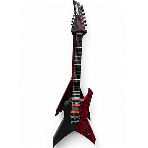 Used Guerilla TR6 FR Massacre Fade Solid Body Electric Guitar Massacre Fade