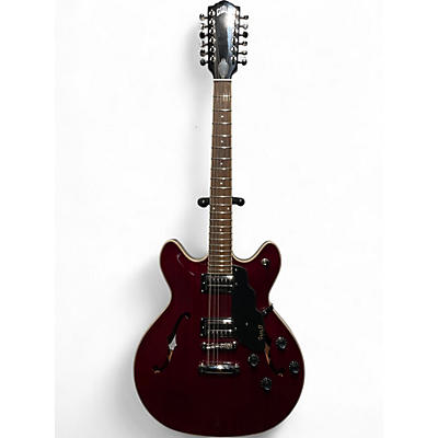 Used Guild 1-12DC/CHR Dakota Red Hollow Body Electric Guitar