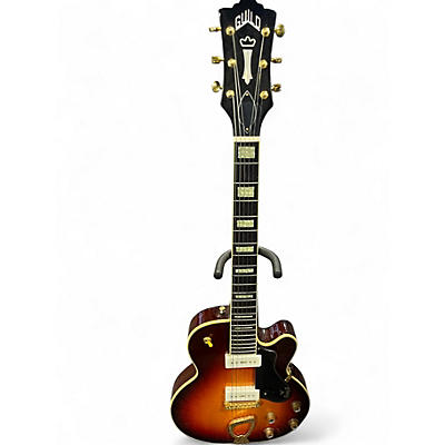 Used Guild ARISTOCRAT 2 Color Sunburst Solid Body Electric Guitar