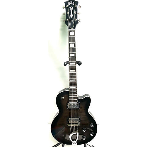 Guild Used  Guild Aristocrat HH TBB Transparent Black Sunburst Transparent Black Sunburst