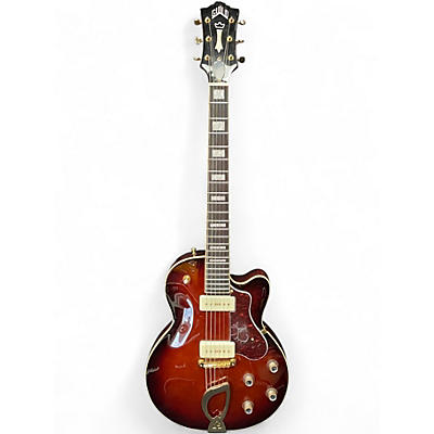 Used Guild Aristocrat P90 Sunburst Solid Body Electric Guitar