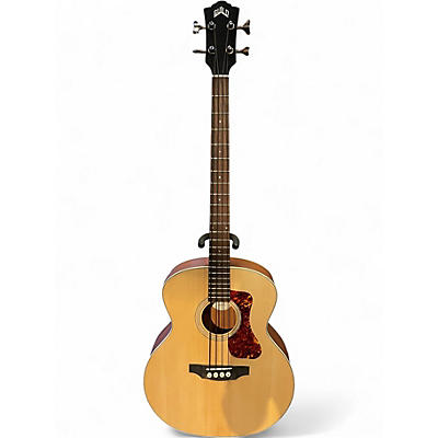 Used Guild B-240E Natural Acoustic Bass Guitar