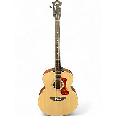 Used Guild B-240ef Natural Acoustic Bass Guitar