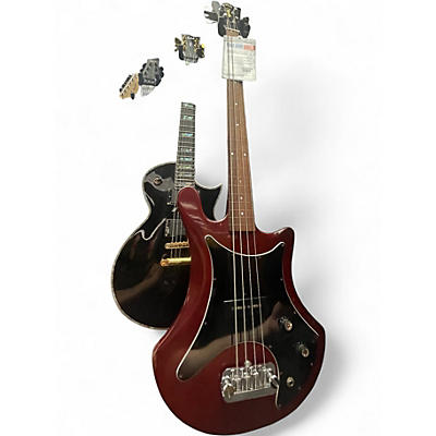 Used Guild B-301 Red Electric Bass Guitar