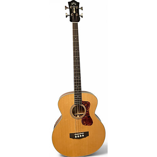 Used Guild B140E Natural Acoustic Bass Guitar Natural