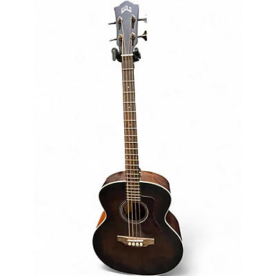 Used Guild B240E Brown Acoustic Bass Guitar