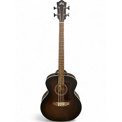 Used Guild B240E Natural Acoustic Bass Guitar