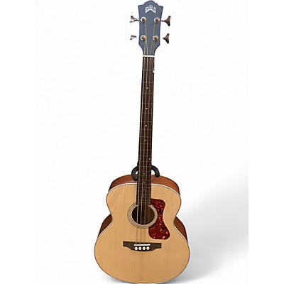 Used Guild B240EF FRETLESS Natural Acoustic Bass Guitar