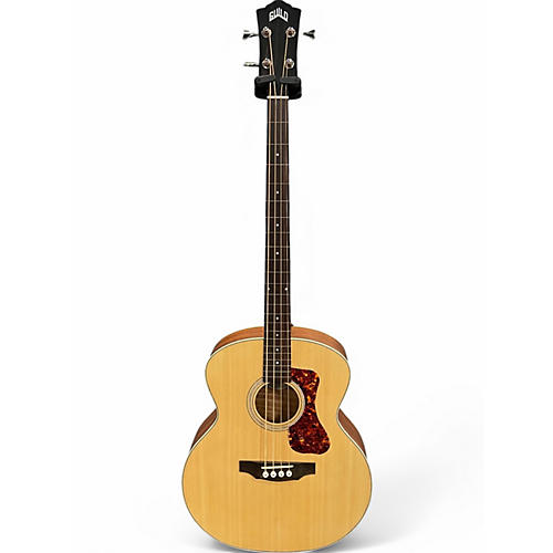 Used Guild B240EF Natural Acoustic Bass Guitar Natural