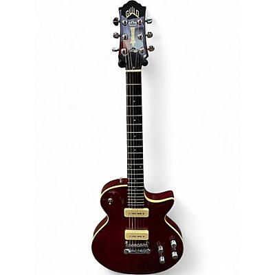 Used Guild BLUES 90 QUILTED RED Solid Body Electric Guitar