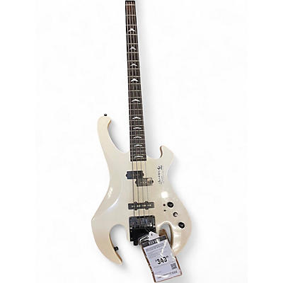 Used Guild BURNSIDE BASS White Electric Bass Guitar