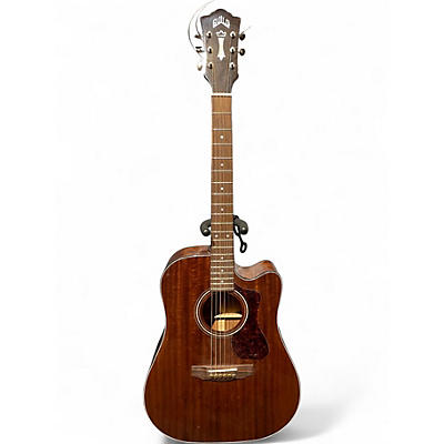 Used Guild D-120CE Westerly Collection Dreadnought Natural Acoustic Electric Guitar
