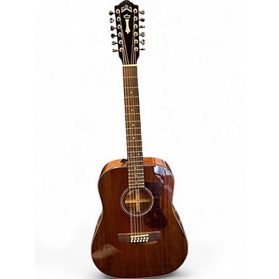 Used Guild D-1212 Mahogany 12 String Acoustic Electric Guitar