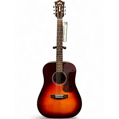 Used Guild D-140 2 Tone Sunburst Acoustic Guitar