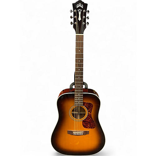 Used Guild D-140 Sunburst Acoustic Electric Guitar Sunburst