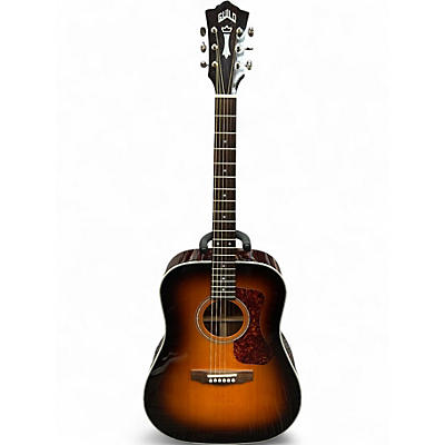 Used Guild D-140 Sunburst Acoustic Guitar