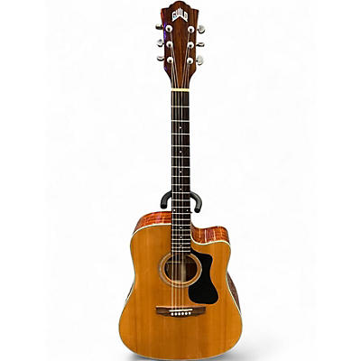 Used Guild D-140CE Natural Acoustic Electric Guitar