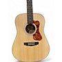 Used Guild D-240E Natural Acoustic Electric Guitar Natural