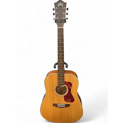 Used Guild D-240E Natural Acoustic Electric Guitar Natural