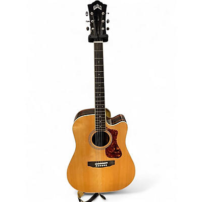 Used Guild D-260CE DELUXE  Natural Acoustic Electric Guitar