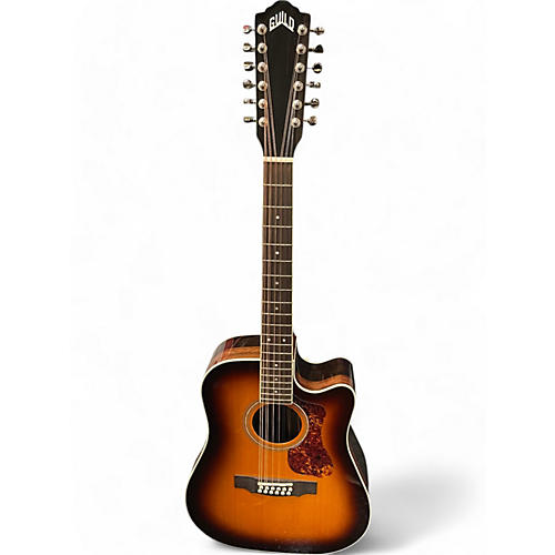 Guild Used Guild D-2612CE DELUXE Tobacco Sunburst 12 String Acoustic Electric Guitar Tobacco Sunburst