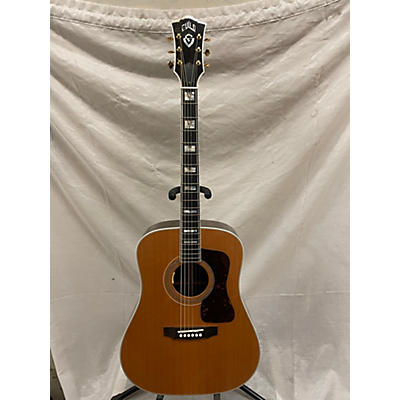 Guild Used Guild D-55E Natural Acoustic Electric Guitar