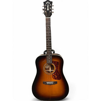 Used Guild D140 2 Tone Sunburst Acoustic Guitar