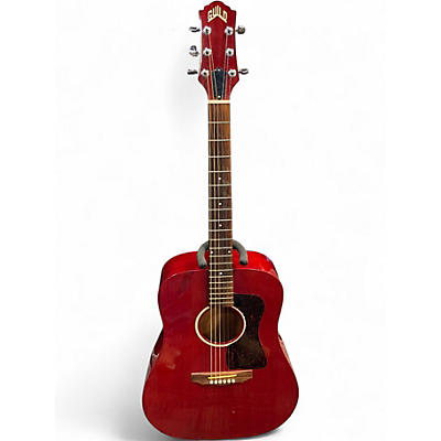Used Guild D15 Cherry Acoustic Guitar
