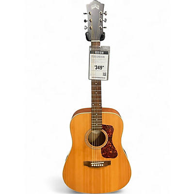 Used Guild D240E Natural Acoustic Electric Guitar