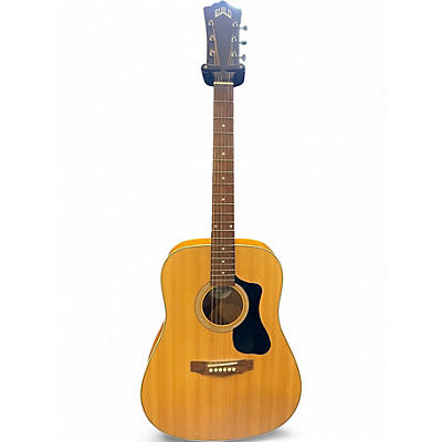 Used Guild D240E Natural Acoustic Guitar