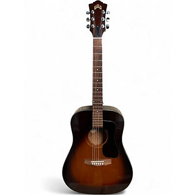 Used Guild D25 2 Tone Sunburst Acoustic Guitar