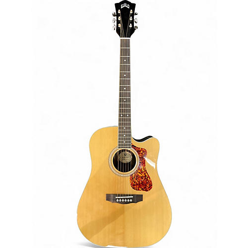 Used Guild D260CE DELUXE Natural Acoustic Electric Guitar Natural