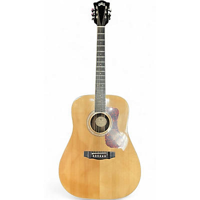 Used Guild D260E Deluxe Natural Acoustic Electric Guitar