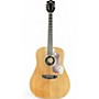 Used Guild D260E Deluxe Natural Acoustic Electric Guitar Natural