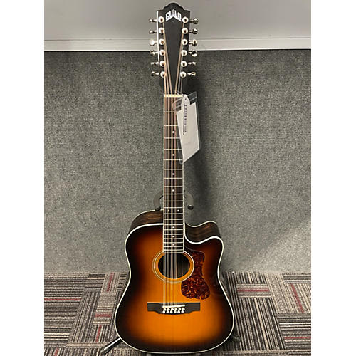 Guild Used Guild D2612CE DLX 2 Color Sunburst 12 String Acoustic Electric Guitar 2 Color Sunburst