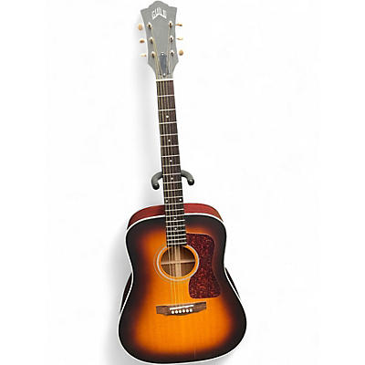 Used Guild D40 Sunburst Acoustic Electric Guitar