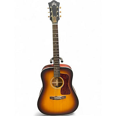 Used Guild D40 USA 2 Tone Sunburst Acoustic Guitar