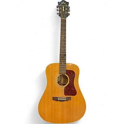 Used Guild D40 standard natural Acoustic Guitar