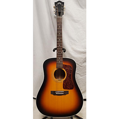 Guild Used Guild D40E Antique Burst Acoustic Electric Guitar