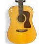 Used Guild D50 Natural Acoustic Electric Guitar Natural