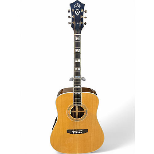 Used Guild D55 Natural Acoustic Guitar Natural