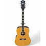 Used Guild D55 Natural Acoustic Guitar Natural