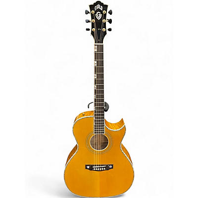 Used Guild DD-6MCE Natural Acoustic Electric Guitar