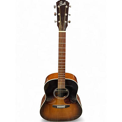 Used Guild DS-240 2 Tone Sunburst Acoustic Electric Guitar